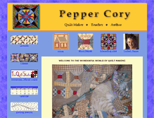 Tablet Screenshot of peppercory.com